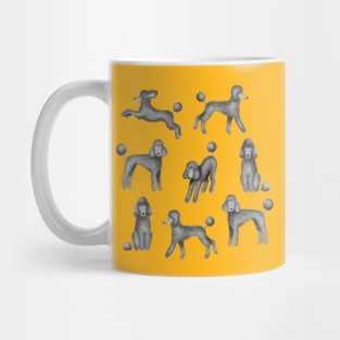 Grey Poodles Mug